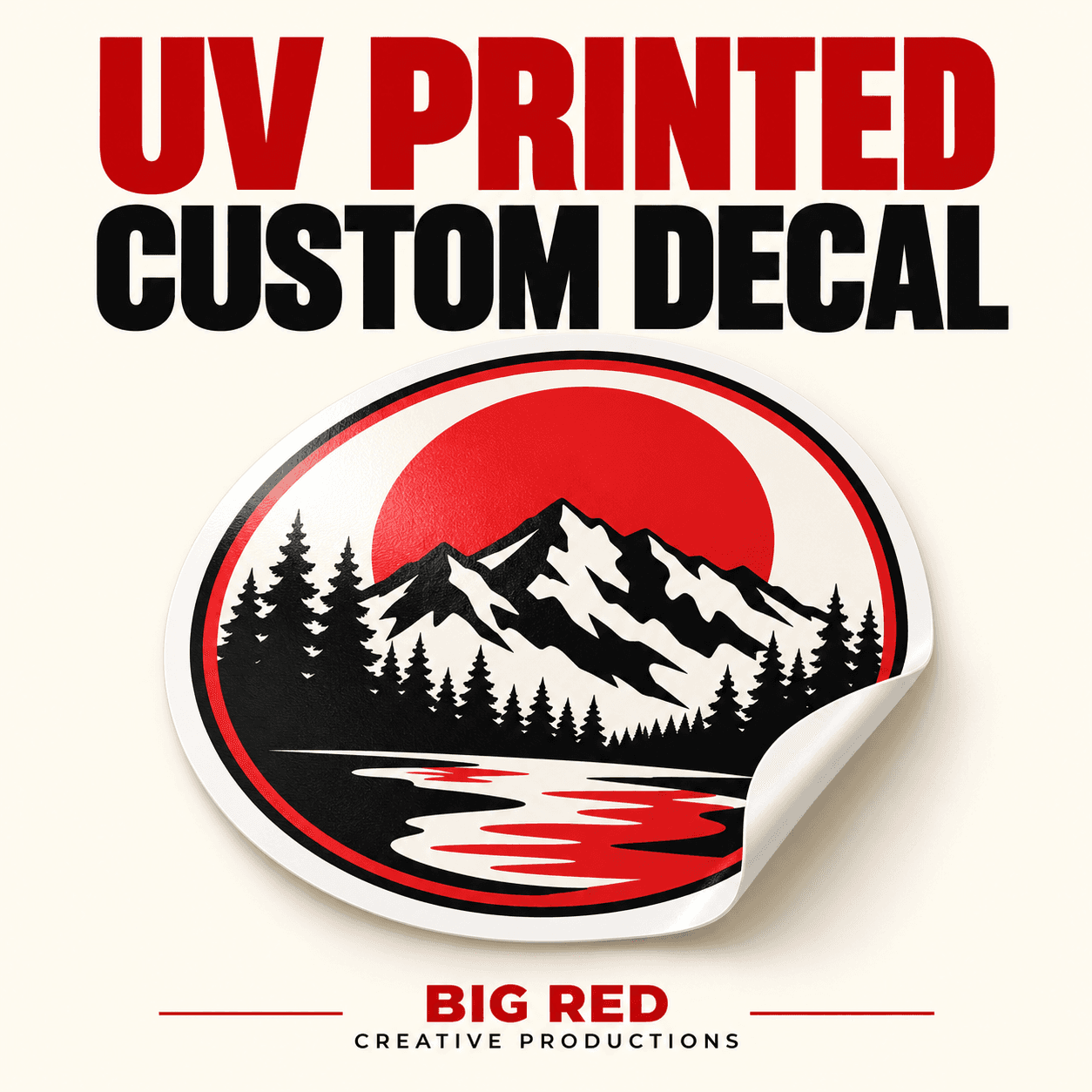 UV Printed Custom Decal placeholder