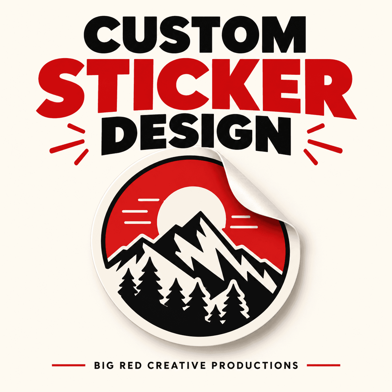 Custom Sticker Design placeholder