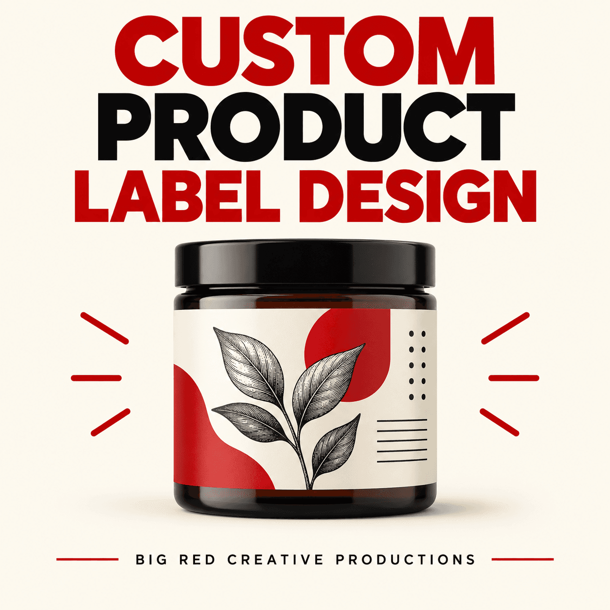 Custom Product Label Design placeholder